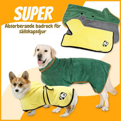 Superabsorberande Hundbadrock